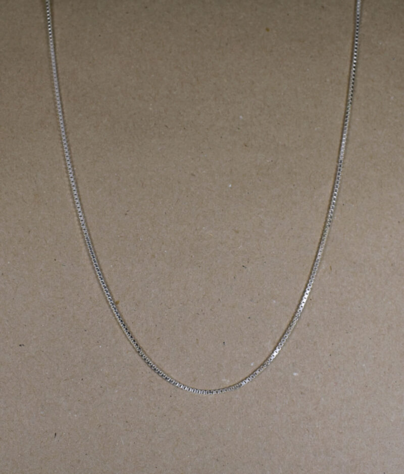 łańcuszek srebrny próba 925 kostka grubość 1,3mm długość 50cm