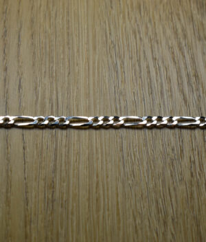 łańcuszek srebrny męski próba 925 typu figaro szerokość 5,8mm długość 50cm