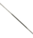 Łańcuszek srebrny próba 925 ozdobny taśma szerokość 4mm długość 45cm